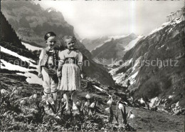 11628027 Alpstein Kinder In Appenzeller Tracht Alpstein - Andere & Zonder Classificatie