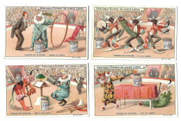 S 747, Liebig 6 Cards, Farces De Clowns  (ref B19) - Liebig