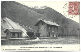 ROMILLY SUR ANDELLE - La Gare Et La Côte Des Deux Amants - Sonstige & Ohne Zuordnung