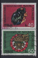 Italy 1974  50 Jahre Bersaglieri-Veteranen  (o) Mi.1451-1452 - 1971-80: Usados