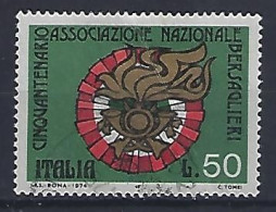 Italy 1974  50 Jahre Bersaglieri-Veteranen  (o) Mi.1452 - 1971-80: Oblitérés