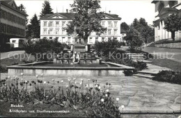 11627927 Heiden AR Kirchplatz Mit Brunnenanlage Heiden - Autres & Non Classés