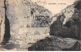 QUINSON - Le Barrage - Très Bon état - Autres & Non Classés