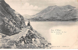 Lac D'ALLOS - Sur Le Sentier Du Lac - Très Bon état - Other & Unclassified