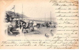 VILLERS SUR MER - La Plage à L'Heure Des Bains - Très Bon état - Villers Sur Mer