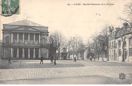 CAEN - Société Générale Et Le Théâtre - Très Bon état - Caen