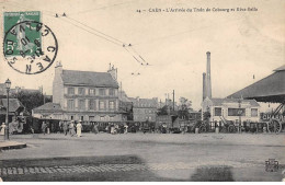 CAEN - L'Arrivée Du Train De Cobourg Et Riva Bella - Très Bon état - Caen