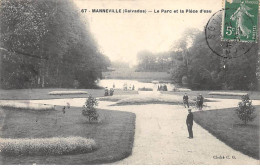 MANNEVILLE - Le Parc Et La Pièce D'eau - Très Bon état - Other & Unclassified