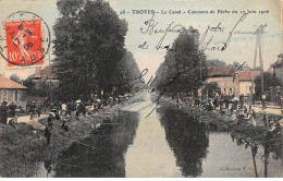 TROYES - Le Canal - Concours De Pêche Du 17 Juin 1906 - état - Troyes
