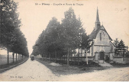 PINEY - Chapelle Et Route De Troyes - Très Bon état - Autres & Non Classés