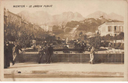 MENTON - Le Jardin Public - état - Menton