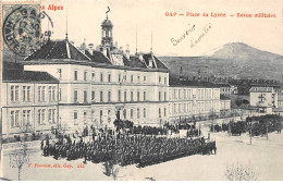 GAP - Place Du Lycée - Revue Militaire - état - Gap