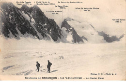 Environs De BRIANCON - LA VALLOUISE - Le Glacier Blanc - état - Sonstige & Ohne Zuordnung