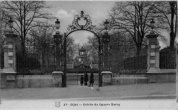 DIJON - Entrée Du Square Darcy - état - Dijon