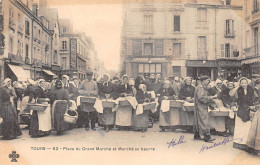 TOURS - Place Du Grand Marché Et Marché Au Beurre - Très Bon état - Tours