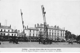 TOURS - Grandes Fêtes D'été - Juin 1908 - Revue Des Sapeurs Pompiers - Très Bon état - Tours