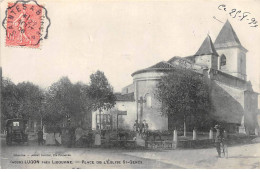 LUGON Près Libourne - Place De L'Eglise Saint Genès - Très Bon état - Other & Unclassified