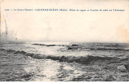 LACANAU OCEAN - Effets De Vagues Et Coucher De Soleil Sur L'Atlantique - état - Andere & Zonder Classificatie