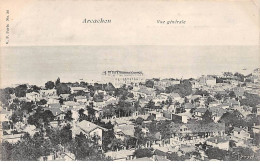 ARCACHON - Vue Générale De L'Eglise Au Grand Hôtel - Très Bon état - Arcachon