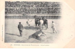 NIMES - Courses De Taureaux - L'arrastre - Très Bon état - Nîmes