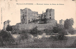 MONTROND - Intérieur Des Ruines Du Château - Très Bon état - Otros & Sin Clasificación