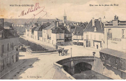 NUITS SAINT GEORGES - Une Vue De La Place Du Pont - Très Bon état - Nuits Saint Georges