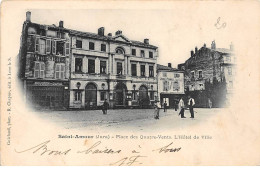 SAINT AMOUR - Place Des Quatre Vents - L'Hôtel De Ville - Très Bon état - Autres & Non Classés