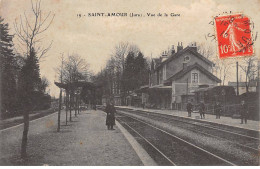 SAINT AMOUR - Vue De La Gare - Très Bon état - Andere & Zonder Classificatie