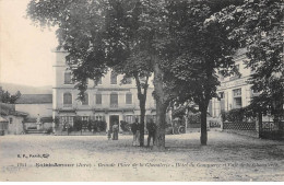 SAINT AMOUR - Grande Place De La Chevalerie - Hôtel Du Commerce Et Café De La Chevalerie - Très Bon état - Autres & Non Classés