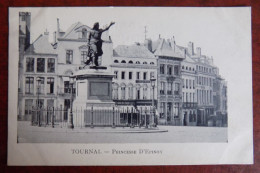 Cpa Tournai : Monument Princesse D'Epinoy - Leuze 1903 - Doornik