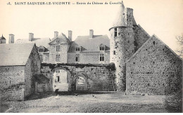 SAINT SAUVEUR LE VICOMTE - Entrée Du Château De Crosville - Très Bon état - Saint Sauveur Le Vicomte