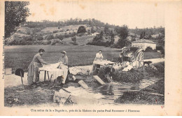 Une Scène De La " Bugado " Près De La Maison Du Poète Pault Froument à FLORESSAS - Très Bon état - Otros & Sin Clasificación