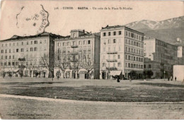 CORSE: BASTIA: Un Coin De La Place Saint-nicolas - Très Bon état - Bastia