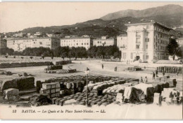 CORSE: BASTIA: Les Quais Et La Place Saint-nicolas - Très Bon état - Bastia