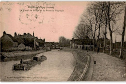 CHATILLON-COLIGNY: Le Canal De Briare Et Le Pont Du Puyrault - Très Bon état - Chatillon Coligny