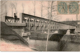 CHATILLON-COLIGNY: Pont Avec Tablier Métallique Au-dessus Du Canal - Très Bon état - Chatillon Coligny