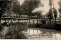 CHATILLON-COLIGNY: Pont Du Tramway Sur Le Canal Du Loing 68m De Long - Très Bon état - Chatillon Coligny