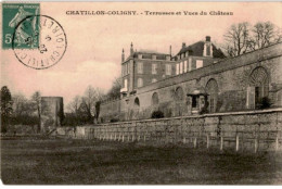 CHATILLON-COLIGNY: Terrasses Et Vues Du Château - état - Chatillon Coligny