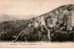 CORSE: Sartène, Vue Prise De L'hôtel César - Très Bon état - Sartene