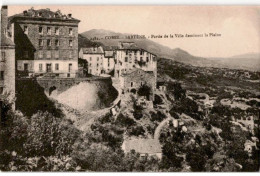 CORSE: Sartène, Partie De La Ville Dominant La Plaine - Très Bon état - Sartene