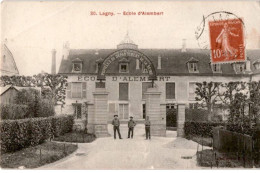 LAGNY: école D'alembert - état - Lagny Sur Marne