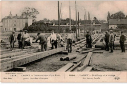 LAGNY: Construction D'un Pont Pour Lourdes Charges - Très Bon état - Lagny Sur Marne