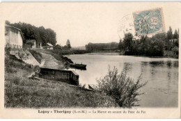 LAGNY: La Marne En Amont Du Pont De Fer - Très Bon état - Lagny Sur Marne