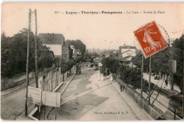 LAGNY: Thorigny-pomponne, La Gare Sortie De Paris - Très Bon état - Lagny Sur Marne
