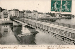 LAGNY: Perspective Du Pont De Fer, Entrée De La Ville - Très Bon état - Lagny Sur Marne