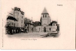 LAGNY: L'hôtel De Ville Et L'église - Très Bon état - Lagny Sur Marne