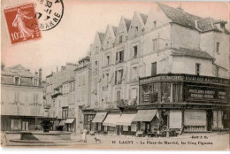 LAGNY: La Place Du Marché, Les Cinq Pignons - Très Bon état - Lagny Sur Marne