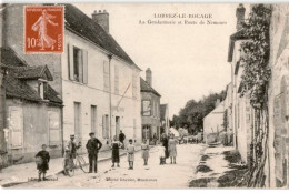 LORREZ-le-BOCAGE: La Gendarmerie Et Route De Nemours - état - Lorrez Le Bocage Preaux