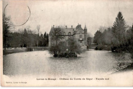 LORREZ-le-BOCAGE: Château Du Comte De Ségur Façade Sud - Bon état - Lorrez Le Bocage Preaux