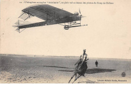 L'Aéroplane Monoplan " Antoinette " En Plein Vol Au Dessus Des Plaines Du CAMP DE CHALONS - Très Bon état - Camp De Châlons - Mourmelon